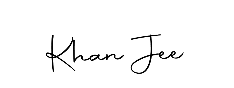 Make a beautiful signature design for name Khan Jee. With this signature (Autography-DOLnW) style, you can create a handwritten signature for free. Khan Jee signature style 10 images and pictures png