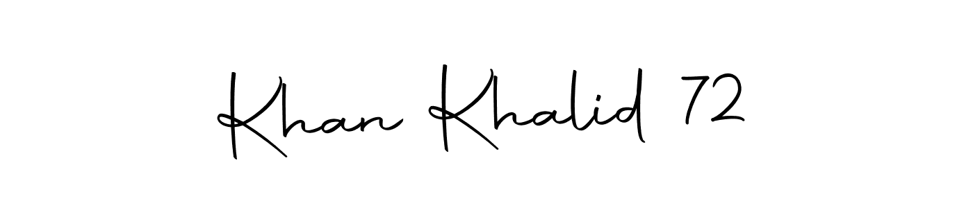 The best way (Autography-DOLnW) to make a short signature is to pick only two or three words in your name. The name Khan Khalid 72 include a total of six letters. For converting this name. Khan Khalid 72 signature style 10 images and pictures png