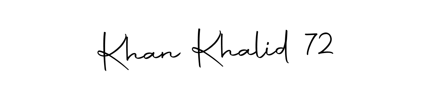 if you are searching for the best signature style for your name Khan Khalid 72. so please give up your signature search. here we have designed multiple signature styles  using Autography-DOLnW. Khan Khalid 72 signature style 10 images and pictures png