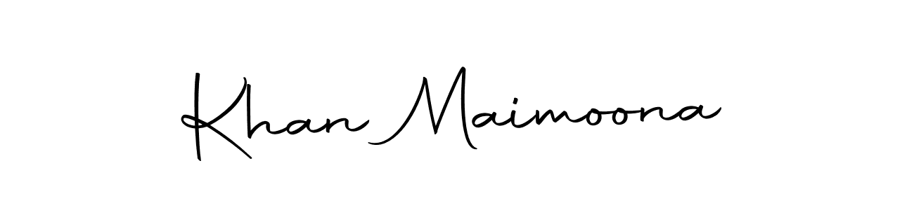 Once you've used our free online signature maker to create your best signature Autography-DOLnW style, it's time to enjoy all of the benefits that Khan Maimoona name signing documents. Khan Maimoona signature style 10 images and pictures png