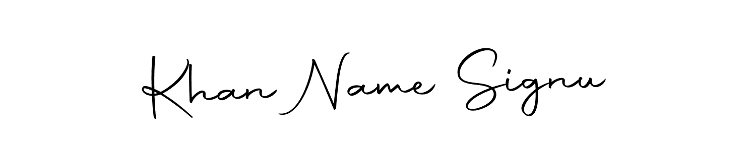 Make a beautiful signature design for name Khan Name Signu. With this signature (Autography-DOLnW) style, you can create a handwritten signature for free. Khan Name Signu signature style 10 images and pictures png