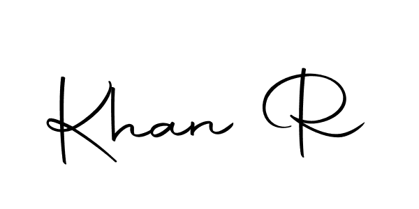 You should practise on your own different ways (Autography-DOLnW) to write your name (Khan R) in signature. don't let someone else do it for you. Khan R signature style 10 images and pictures png
