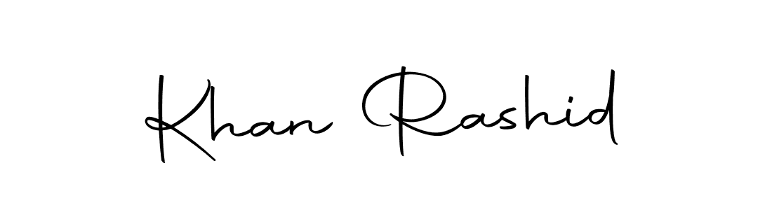 Also we have Khan Rashid name is the best signature style. Create professional handwritten signature collection using Autography-DOLnW autograph style. Khan Rashid signature style 10 images and pictures png