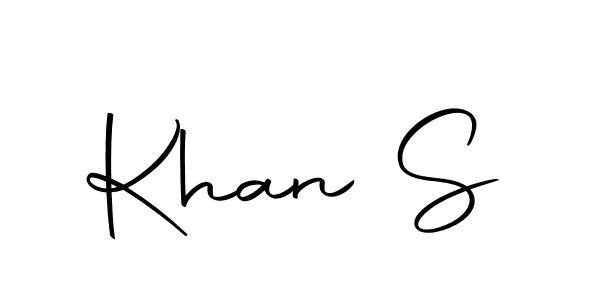 You should practise on your own different ways (Autography-DOLnW) to write your name (Khan S) in signature. don't let someone else do it for you. Khan S signature style 10 images and pictures png