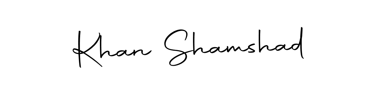Here are the top 10 professional signature styles for the name Khan Shamshad. These are the best autograph styles you can use for your name. Khan Shamshad signature style 10 images and pictures png