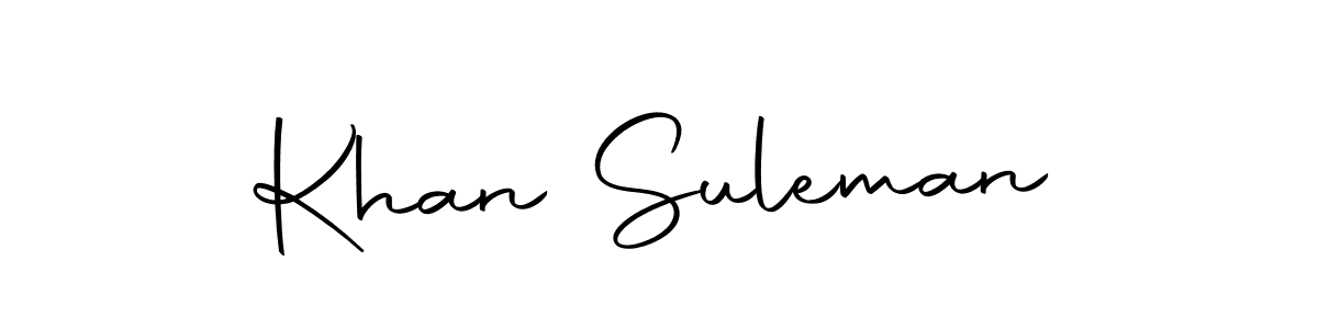 Khan Suleman stylish signature style. Best Handwritten Sign (Autography-DOLnW) for my name. Handwritten Signature Collection Ideas for my name Khan Suleman. Khan Suleman signature style 10 images and pictures png