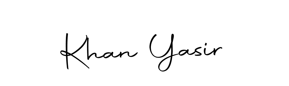 Make a beautiful signature design for name Khan Yasir. With this signature (Autography-DOLnW) style, you can create a handwritten signature for free. Khan Yasir signature style 10 images and pictures png