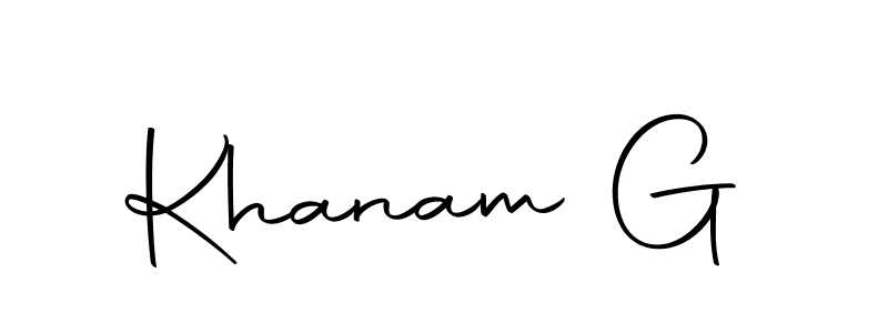 if you are searching for the best signature style for your name Khanam G. so please give up your signature search. here we have designed multiple signature styles  using Autography-DOLnW. Khanam G signature style 10 images and pictures png