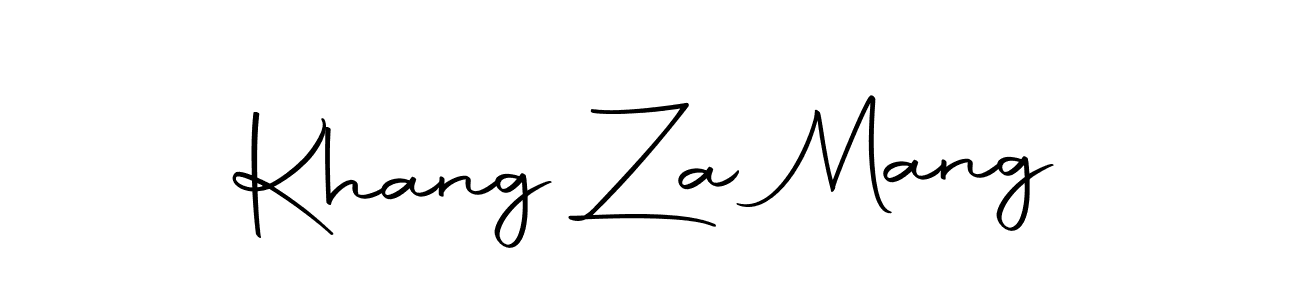 You should practise on your own different ways (Autography-DOLnW) to write your name (Khang Za Mang) in signature. don't let someone else do it for you. Khang Za Mang signature style 10 images and pictures png