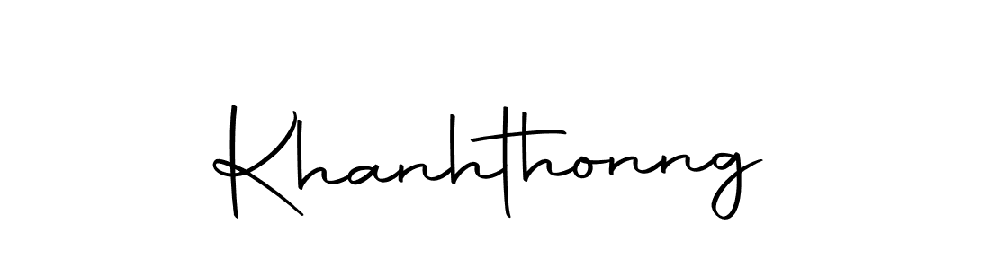 Make a beautiful signature design for name Khanhthonng. With this signature (Autography-DOLnW) style, you can create a handwritten signature for free. Khanhthonng signature style 10 images and pictures png