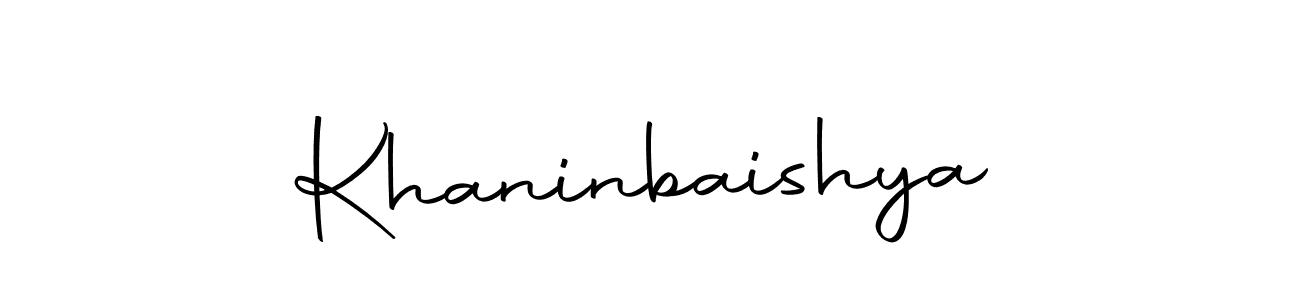 You can use this online signature creator to create a handwritten signature for the name Khaninbaishya. This is the best online autograph maker. Khaninbaishya signature style 10 images and pictures png
