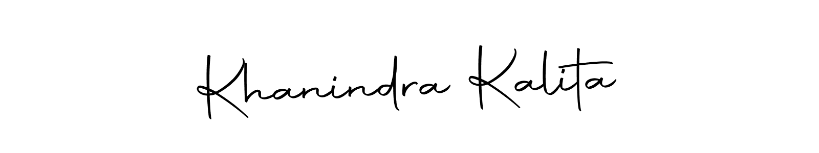 Use a signature maker to create a handwritten signature online. With this signature software, you can design (Autography-DOLnW) your own signature for name Khanindra Kalita. Khanindra Kalita signature style 10 images and pictures png