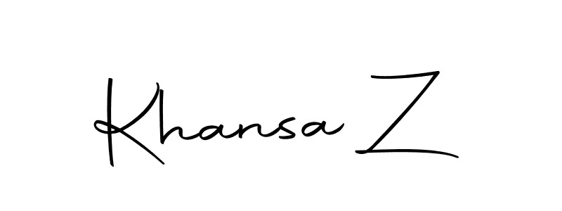 How to Draw Khansa Z signature style? Autography-DOLnW is a latest design signature styles for name Khansa Z. Khansa Z signature style 10 images and pictures png
