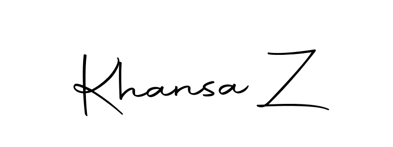 How to Draw Khansa Z signature style? Autography-DOLnW is a latest design signature styles for name Khansa Z. Khansa Z signature style 10 images and pictures png