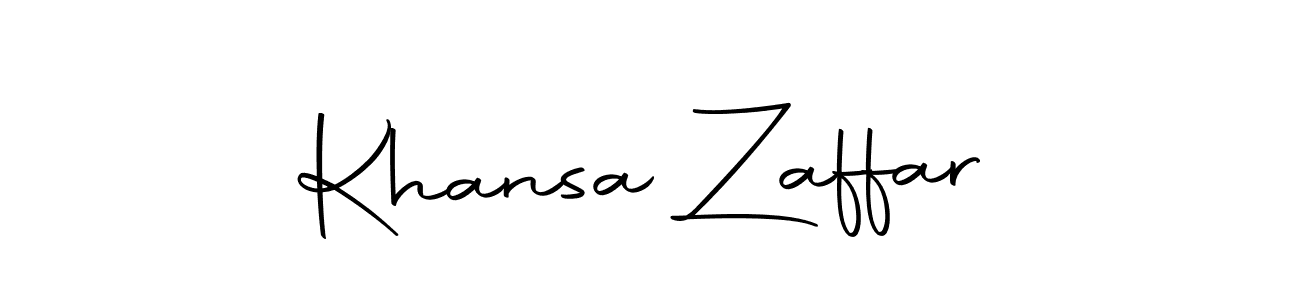 It looks lik you need a new signature style for name Khansa Zaffar. Design unique handwritten (Autography-DOLnW) signature with our free signature maker in just a few clicks. Khansa Zaffar signature style 10 images and pictures png