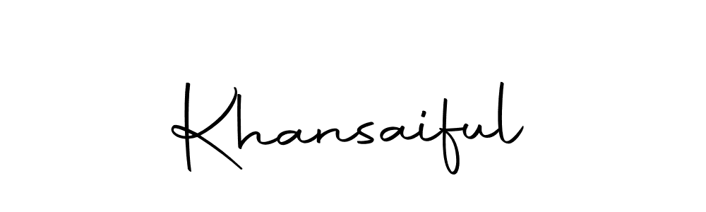 It looks lik you need a new signature style for name Khansaiful. Design unique handwritten (Autography-DOLnW) signature with our free signature maker in just a few clicks. Khansaiful signature style 10 images and pictures png