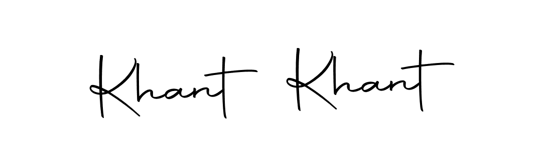 Make a beautiful signature design for name Khant Khant. With this signature (Autography-DOLnW) style, you can create a handwritten signature for free. Khant Khant signature style 10 images and pictures png
