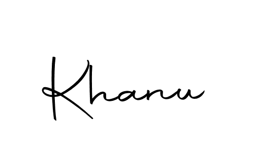 How to make Khanu signature? Autography-DOLnW is a professional autograph style. Create handwritten signature for Khanu name. Khanu signature style 10 images and pictures png