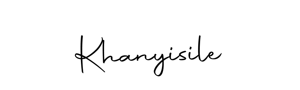 Also we have Khanyisile name is the best signature style. Create professional handwritten signature collection using Autography-DOLnW autograph style. Khanyisile signature style 10 images and pictures png