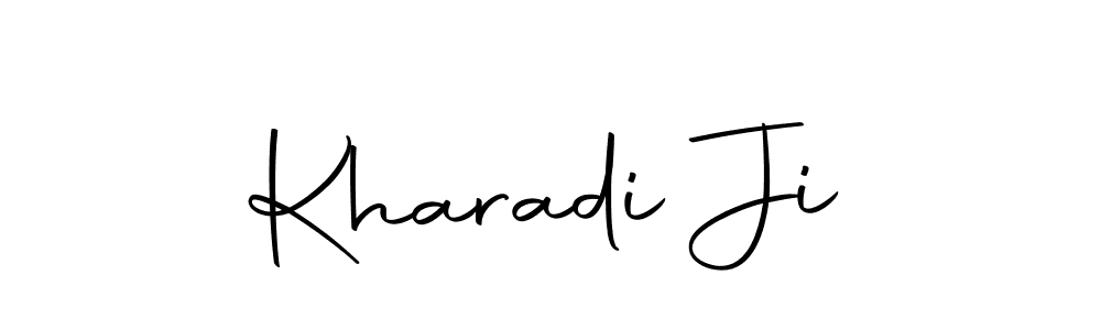 The best way (Autography-DOLnW) to make a short signature is to pick only two or three words in your name. The name Kharadi Ji include a total of six letters. For converting this name. Kharadi Ji signature style 10 images and pictures png