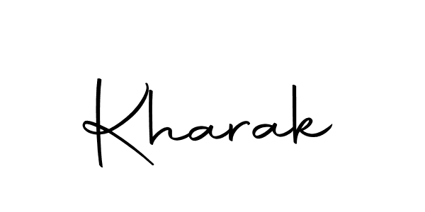 Create a beautiful signature design for name Kharak. With this signature (Autography-DOLnW) fonts, you can make a handwritten signature for free. Kharak signature style 10 images and pictures png