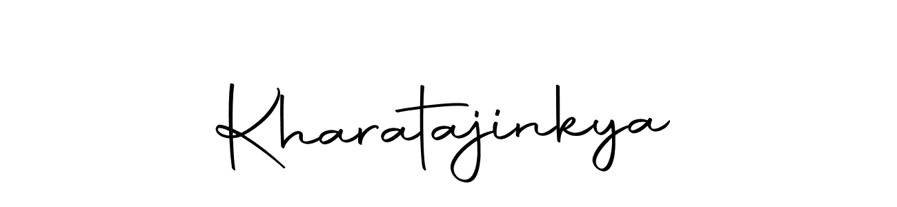 You should practise on your own different ways (Autography-DOLnW) to write your name (Kharatajinkya) in signature. don't let someone else do it for you. Kharatajinkya signature style 10 images and pictures png