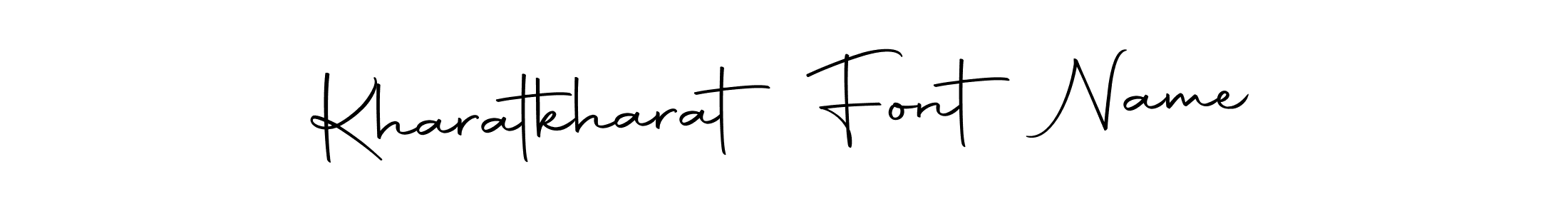 How to Draw Kharatkharat Font Name signature style? Autography-DOLnW is a latest design signature styles for name Kharatkharat Font Name. Kharatkharat Font Name signature style 10 images and pictures png