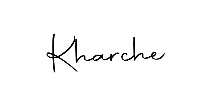 Also we have Kharche name is the best signature style. Create professional handwritten signature collection using Autography-DOLnW autograph style. Kharche signature style 10 images and pictures png