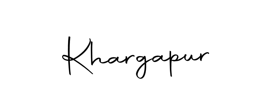 Make a beautiful signature design for name Khargapur. Use this online signature maker to create a handwritten signature for free. Khargapur signature style 10 images and pictures png