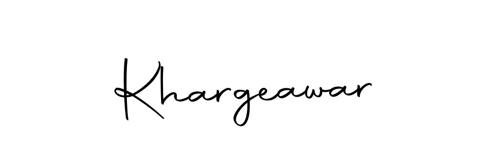 Design your own signature with our free online signature maker. With this signature software, you can create a handwritten (Autography-DOLnW) signature for name Khargeawar. Khargeawar signature style 10 images and pictures png