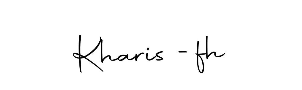 if you are searching for the best signature style for your name Kharis -fh. so please give up your signature search. here we have designed multiple signature styles  using Autography-DOLnW. Kharis -fh signature style 10 images and pictures png
