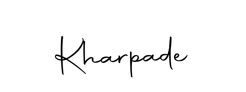 Make a beautiful signature design for name Kharpade. Use this online signature maker to create a handwritten signature for free. Kharpade signature style 10 images and pictures png