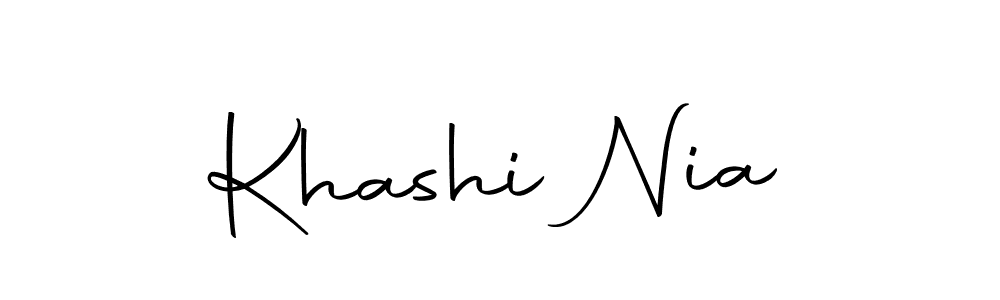 if you are searching for the best signature style for your name Khashi Nia. so please give up your signature search. here we have designed multiple signature styles  using Autography-DOLnW. Khashi Nia signature style 10 images and pictures png