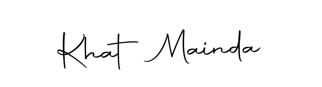 Make a beautiful signature design for name Khat Mainda. Use this online signature maker to create a handwritten signature for free. Khat Mainda signature style 10 images and pictures png
