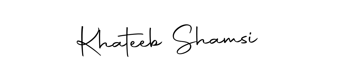 Once you've used our free online signature maker to create your best signature Autography-DOLnW style, it's time to enjoy all of the benefits that Khateeb Shamsi name signing documents. Khateeb Shamsi signature style 10 images and pictures png