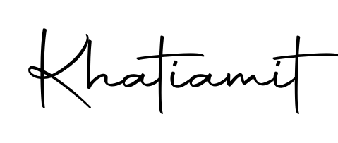 How to make Khatiamit signature? Autography-DOLnW is a professional autograph style. Create handwritten signature for Khatiamit name. Khatiamit signature style 10 images and pictures png