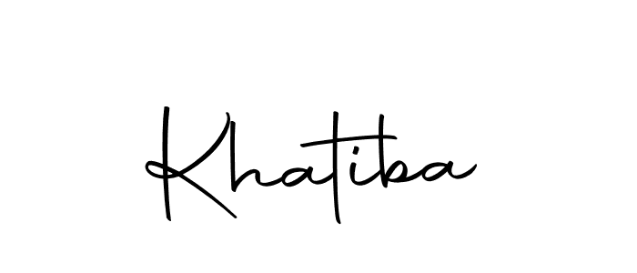 How to make Khatiba name signature. Use Autography-DOLnW style for creating short signs online. This is the latest handwritten sign. Khatiba signature style 10 images and pictures png
