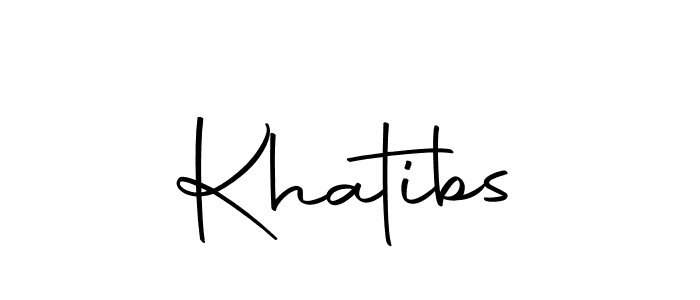 You can use this online signature creator to create a handwritten signature for the name Khatibs. This is the best online autograph maker. Khatibs signature style 10 images and pictures png