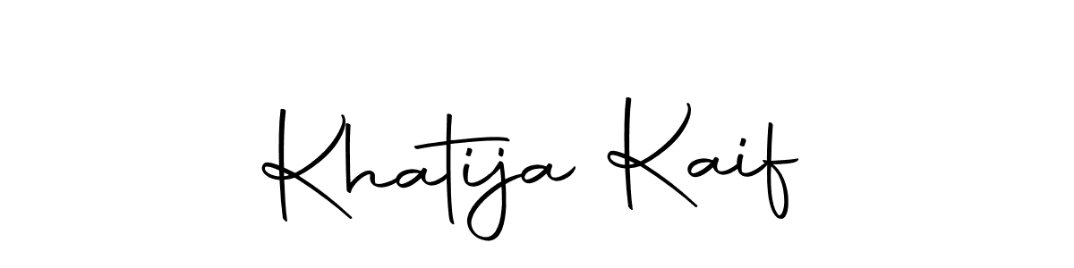 How to make Khatija Kaif signature? Autography-DOLnW is a professional autograph style. Create handwritten signature for Khatija Kaif name. Khatija Kaif signature style 10 images and pictures png