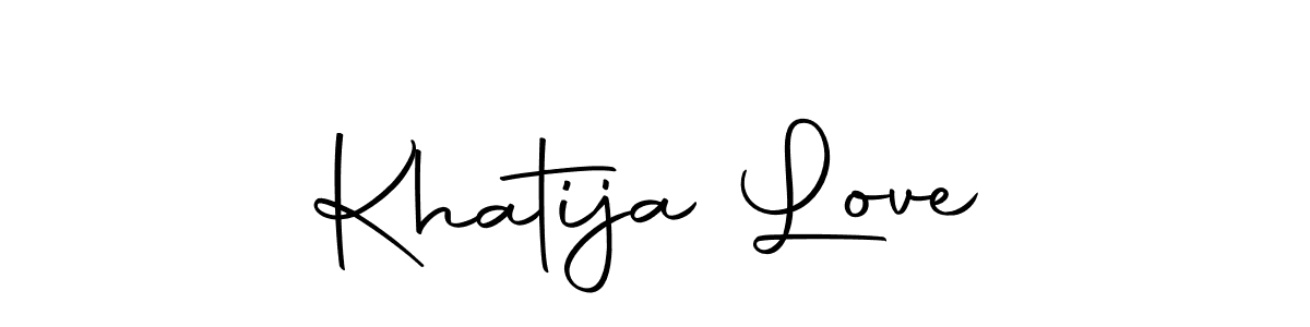 The best way (Autography-DOLnW) to make a short signature is to pick only two or three words in your name. The name Khatija Love include a total of six letters. For converting this name. Khatija Love signature style 10 images and pictures png