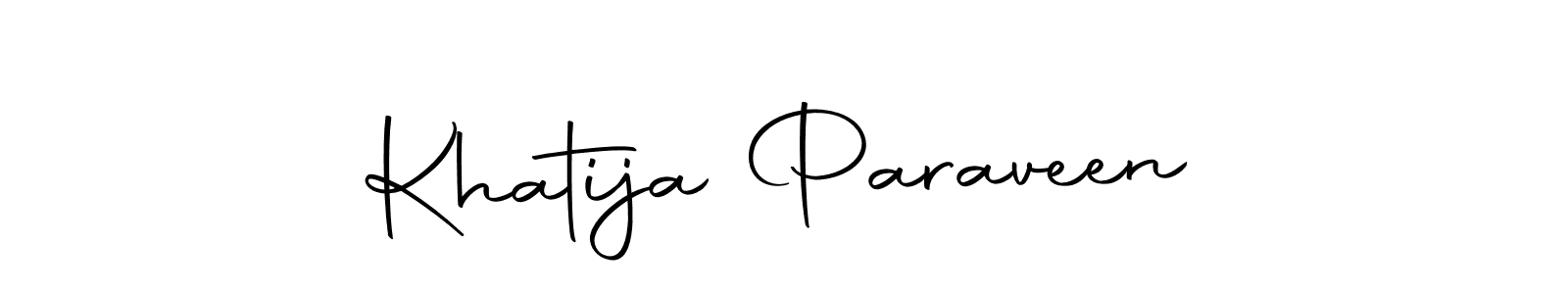 It looks lik you need a new signature style for name Khatija Paraveen. Design unique handwritten (Autography-DOLnW) signature with our free signature maker in just a few clicks. Khatija Paraveen signature style 10 images and pictures png