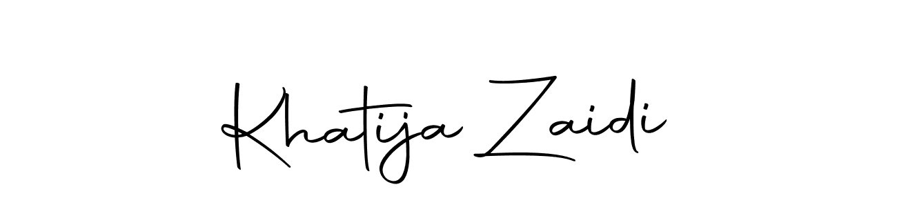 You can use this online signature creator to create a handwritten signature for the name Khatija Zaidi. This is the best online autograph maker. Khatija Zaidi signature style 10 images and pictures png