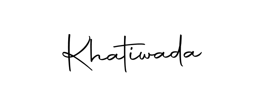 Make a beautiful signature design for name Khatiwada. With this signature (Autography-DOLnW) style, you can create a handwritten signature for free. Khatiwada signature style 10 images and pictures png