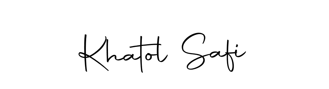 Also we have Khatol Safi name is the best signature style. Create professional handwritten signature collection using Autography-DOLnW autograph style. Khatol Safi signature style 10 images and pictures png