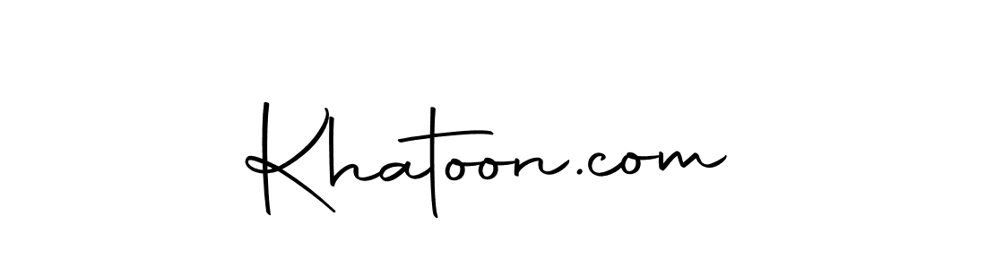 Create a beautiful signature design for name Khatoon.com. With this signature (Autography-DOLnW) fonts, you can make a handwritten signature for free. Khatoon.com signature style 10 images and pictures png