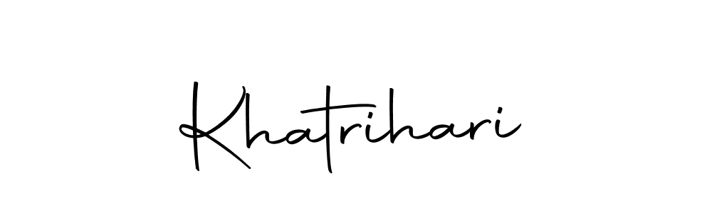 Khatrihari stylish signature style. Best Handwritten Sign (Autography-DOLnW) for my name. Handwritten Signature Collection Ideas for my name Khatrihari. Khatrihari signature style 10 images and pictures png