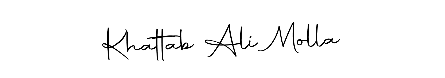 How to make Khattab Ali Molla signature? Autography-DOLnW is a professional autograph style. Create handwritten signature for Khattab Ali Molla name. Khattab Ali Molla signature style 10 images and pictures png