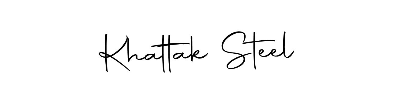 Once you've used our free online signature maker to create your best signature Autography-DOLnW style, it's time to enjoy all of the benefits that Khattak Steel name signing documents. Khattak Steel signature style 10 images and pictures png