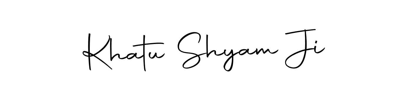 Design your own signature with our free online signature maker. With this signature software, you can create a handwritten (Autography-DOLnW) signature for name Khatu Shyam Ji. Khatu Shyam Ji signature style 10 images and pictures png