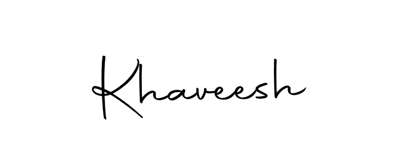 Design your own signature with our free online signature maker. With this signature software, you can create a handwritten (Autography-DOLnW) signature for name Khaveesh. Khaveesh signature style 10 images and pictures png